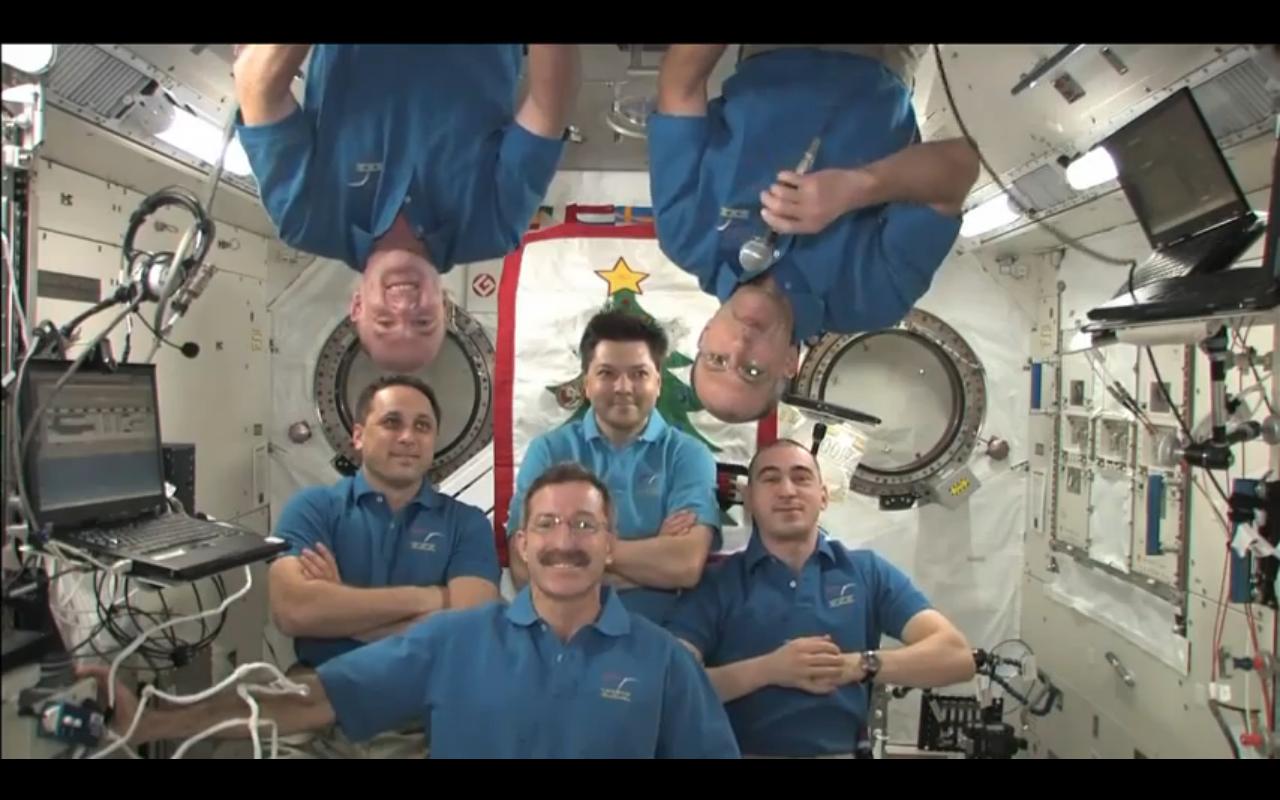 Six space station astronauts will celebrate New Year&#039;s in space.