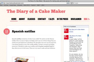 The diary of a cake maker blog