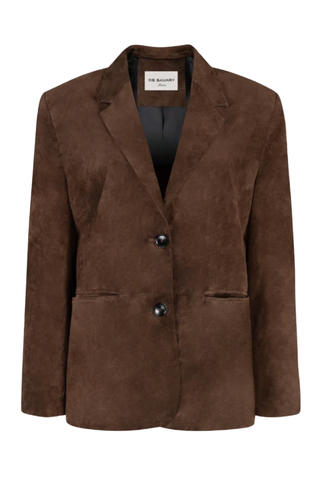 Brown Suede Blazer - X-Small (6-8)