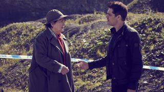 BRENDA BLETHYN as DCI Vera Stanhope and KENNY DOUGHTY as DS Aiden Healy