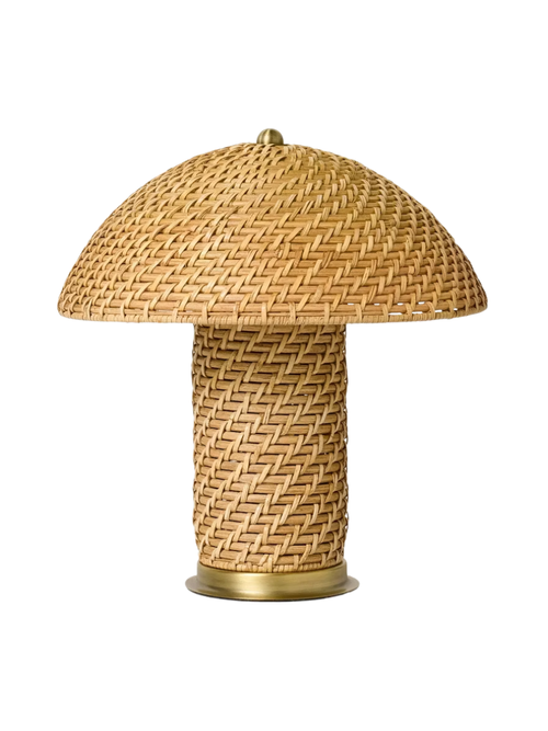 Rattan Accent Table Lamp 