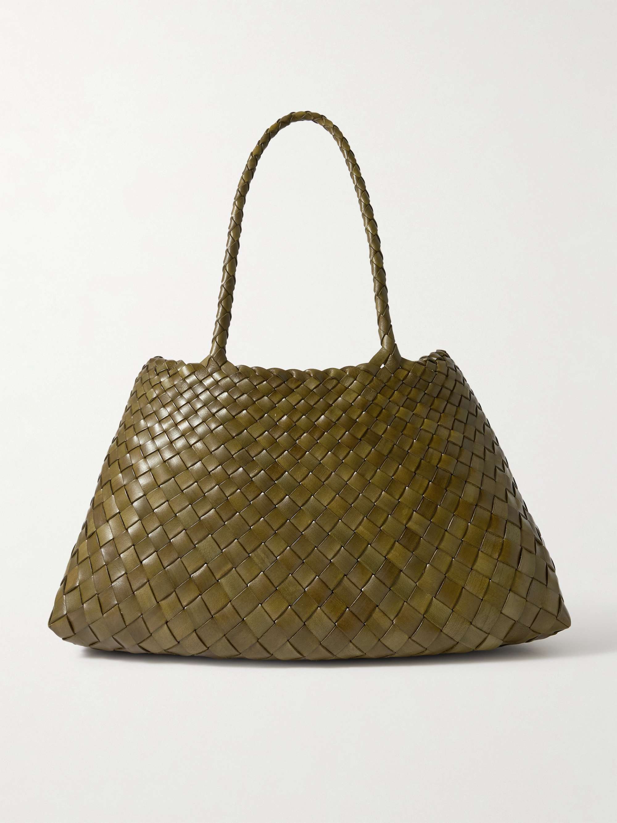 Santa Croce Big Woven Leather Tote