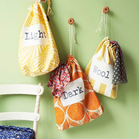 hanging laundry bag