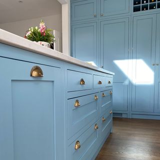 French blue kitchen