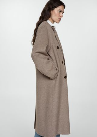 Handmade Oversized Wool Coat - Women | Mango Usa