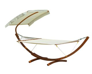 Lydney Hanging Chaise Lounger with Stand - Wayfair