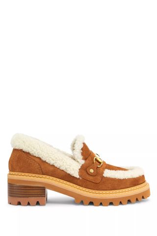 See by Chloé Juliet Leather & Shearling Loafers