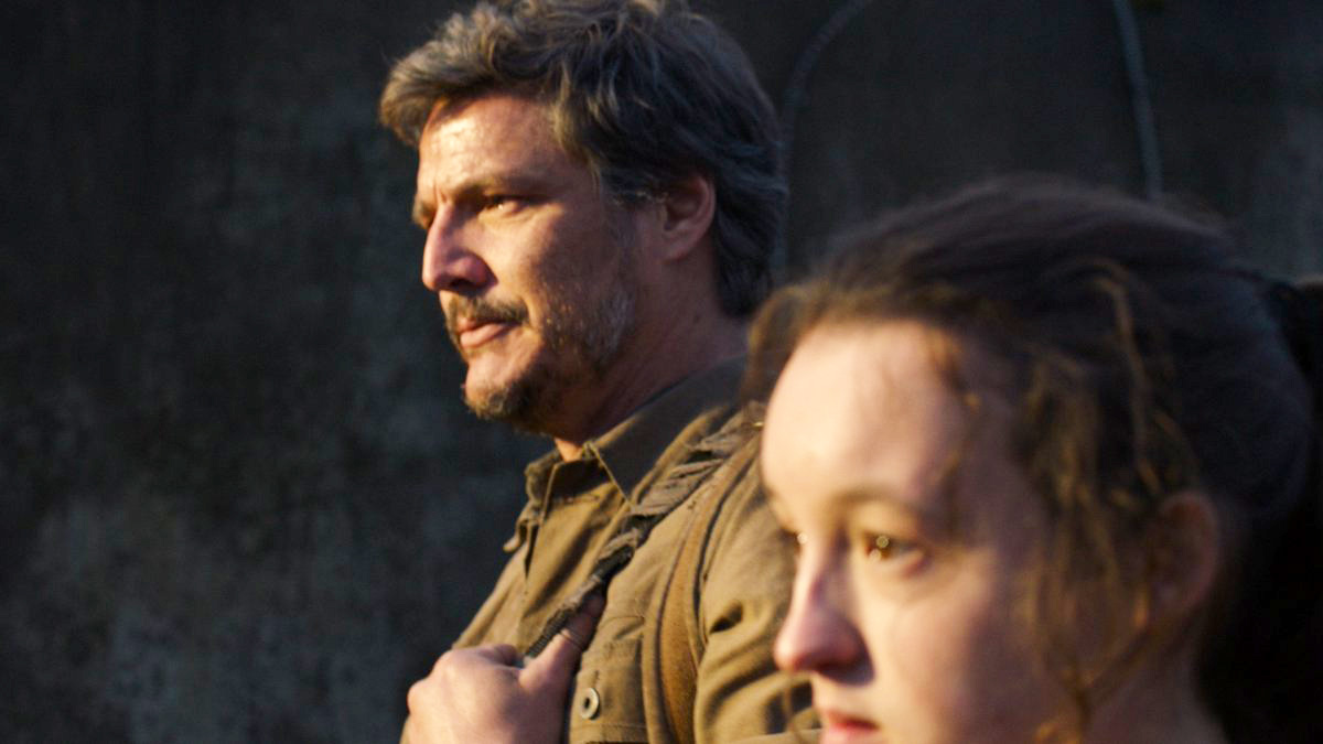 Pedro Pascal as Joel, with Bella Ramsey as Ellie, in the lead in The Last of Us.