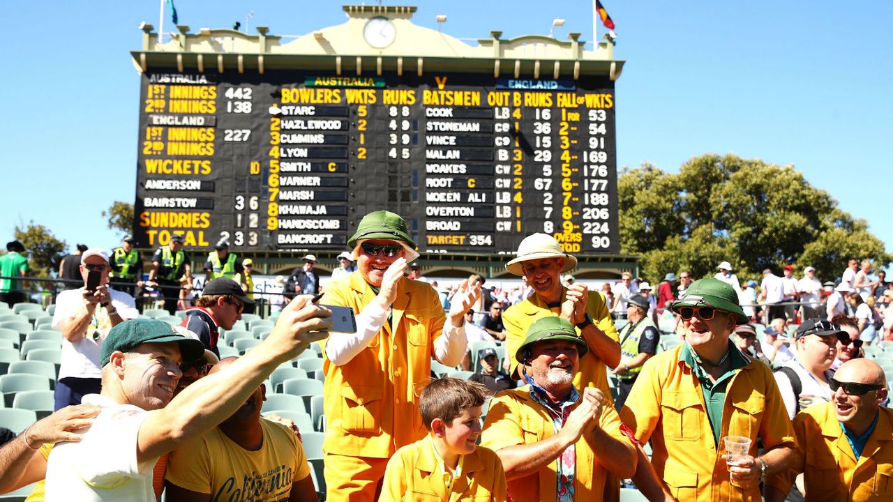 David Warner Ashes cricket Adelaide