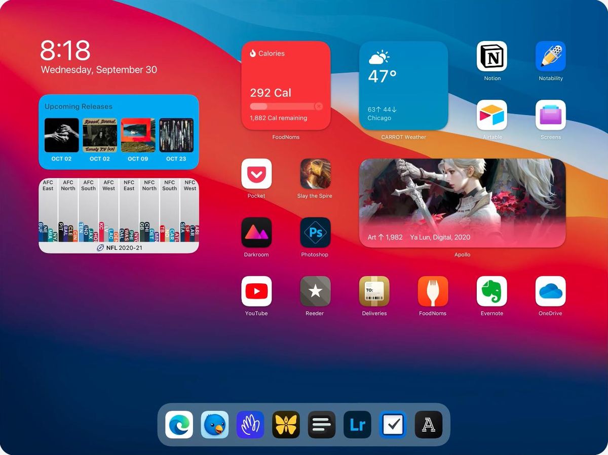 iPad Widget Concept