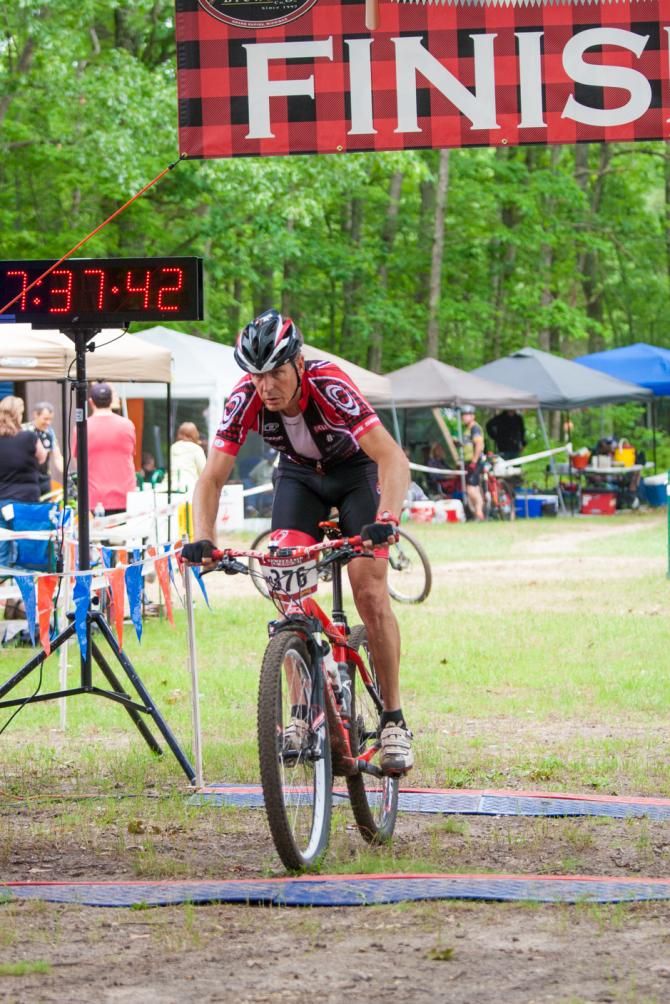 Rudy Sroka finishes up