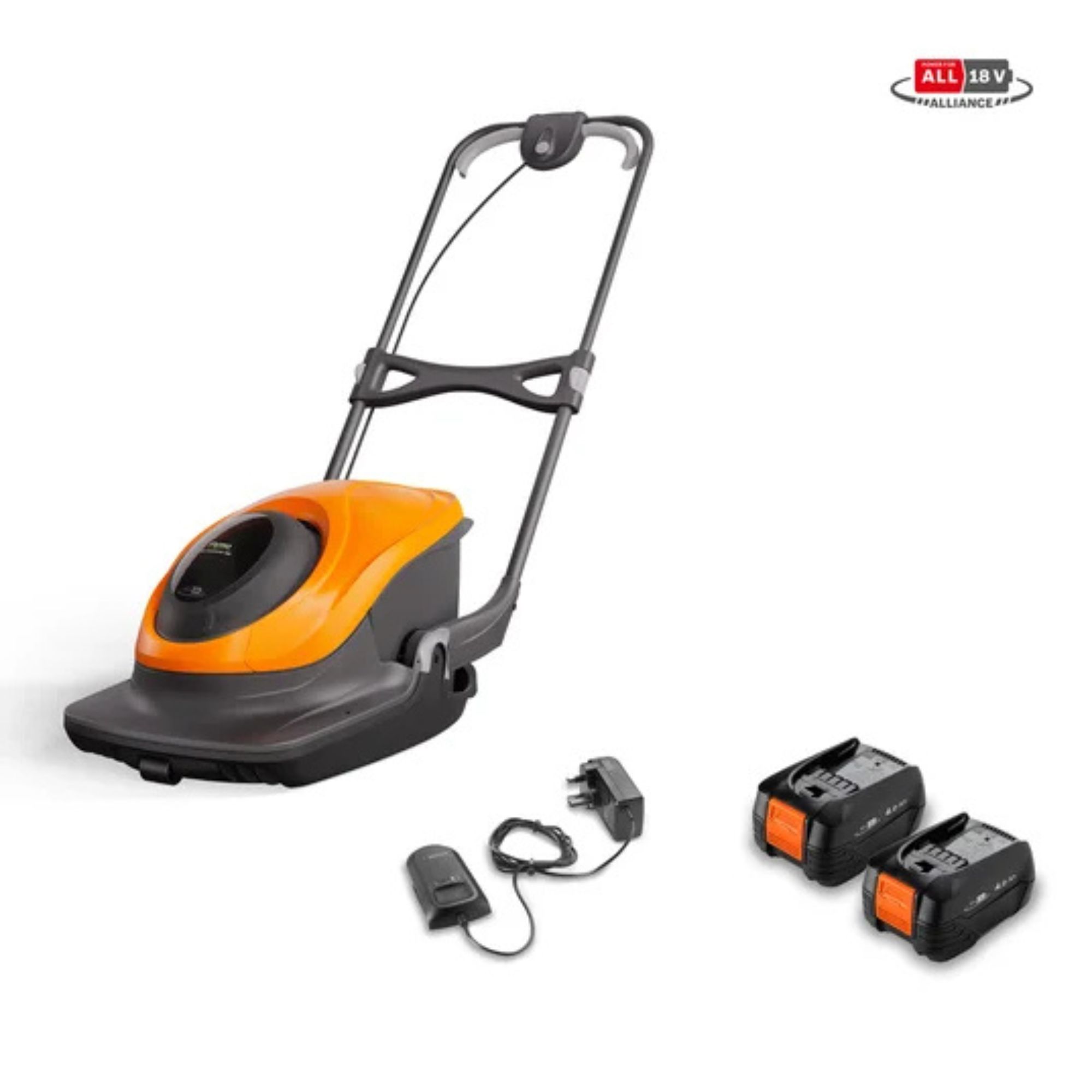 Flymo EasiHover 300 with batteries and charger