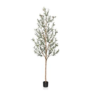An artificial olive tree