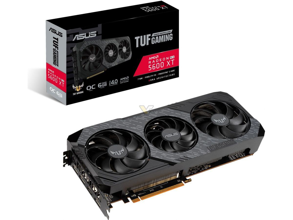 The Asus 5600 XT TUF X3 Gaming graphics card will be out soon.