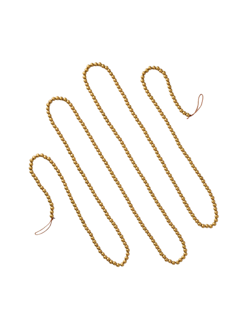 12" Brass Bead Garland