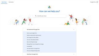 Google Drive's help center online