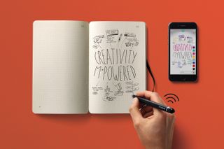 Doodle in the notebook and it magically appears on your mobile device
