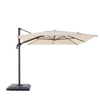 Aluminum Rectangle Offset Cantilever Outdoor Patio Umbrella