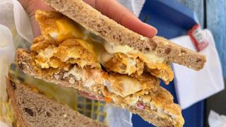 Bermudian fish sandwich