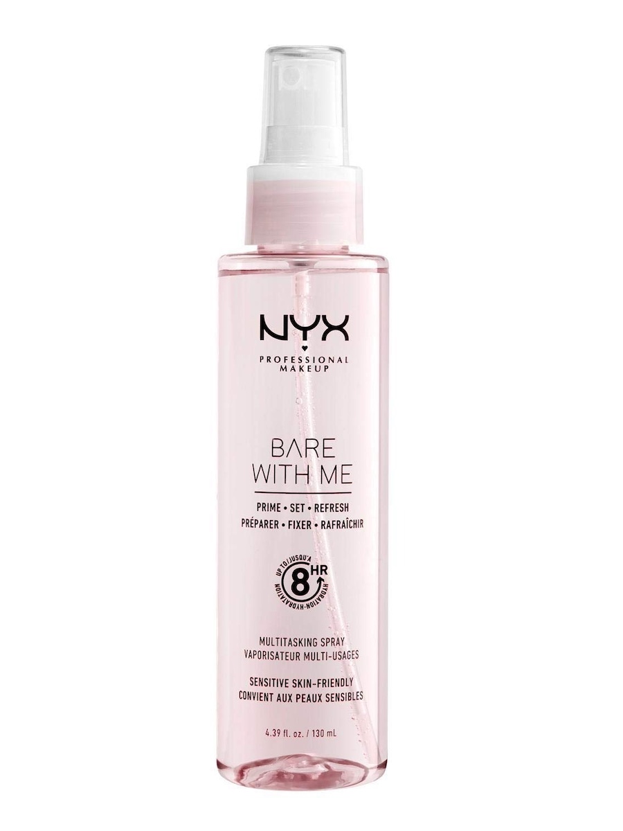 NYX PROFESSIONAL MAKEUP, Nyx Professional Makeup Bare With Me Multitasking Face Primer &amp;amp; Makeup Setting Spray, Hydrating Face Mist for Up to 8hr Wear, Long-Lasting, Vegan Formula
