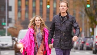 Sarah Jessica Parker and John Corbett in And Just Like That Season 2