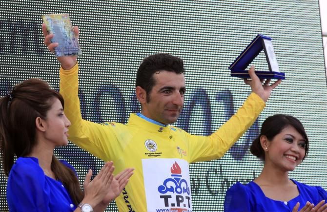 Mirsamad Pourseyedi Golakhour (Tabriz Petrochemical) in the leader's yellow jersey