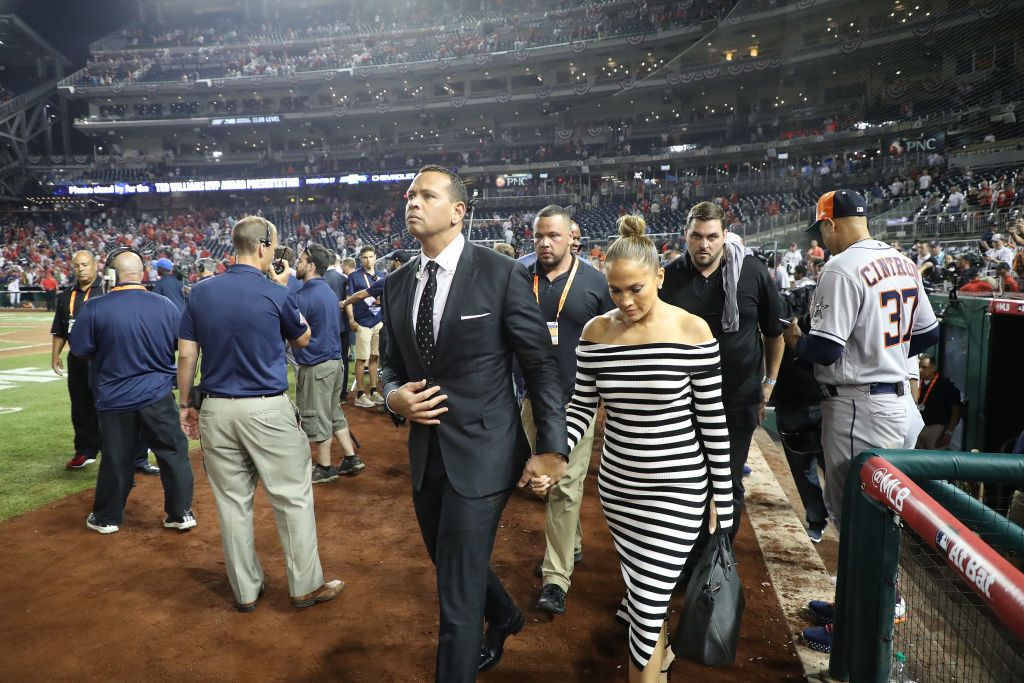 Alex Rodriguez and Jennifer Lopez