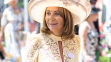 Carole Middleton attends day two of Royal Ascot at Ascot Racecourse on June 18, 2025