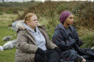 Robyn and Paige in 'Casualty.'