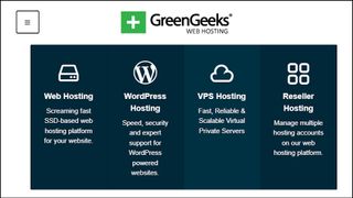 GreenGeeks web hosting options