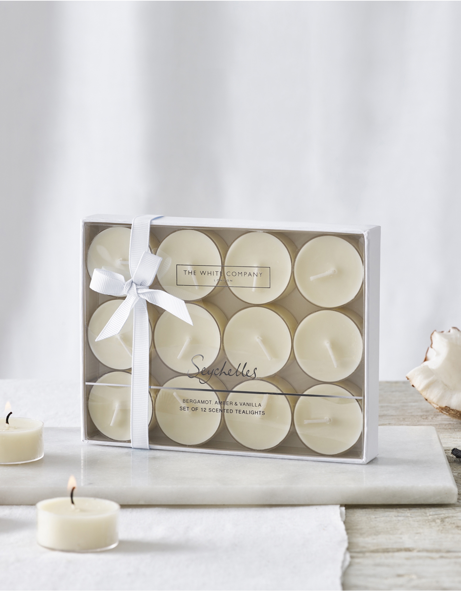 The White Company, Seychelles Tealights