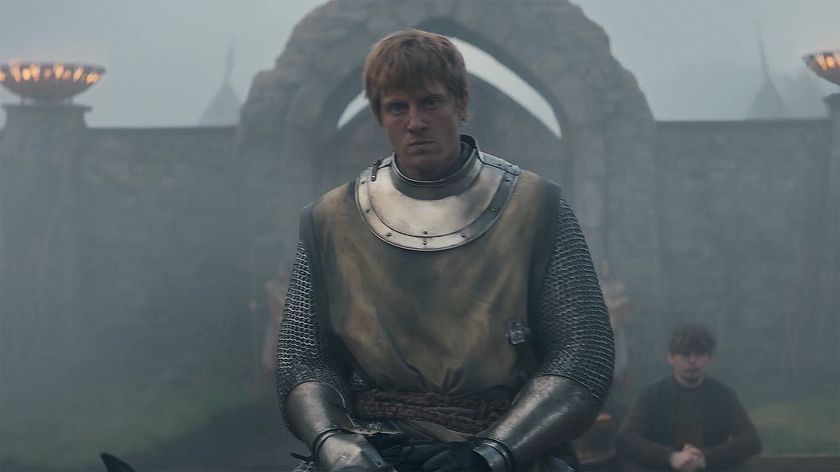 Dunk looking worried while on his horse in A Knight of the Seven Kingdoms episode 5