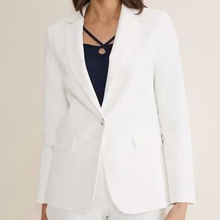 Phase Eight White Blazer