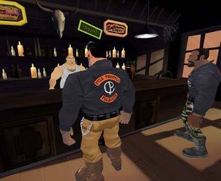 Full Throttle 2, like the original game, was going to focus on the renegade biker Ben and his gang, the Polecats. In Hell on Wheels, Ben and the Polecats were going to battle a rival gang, the Hound Dogs, and investigate the mysterious destruction of the