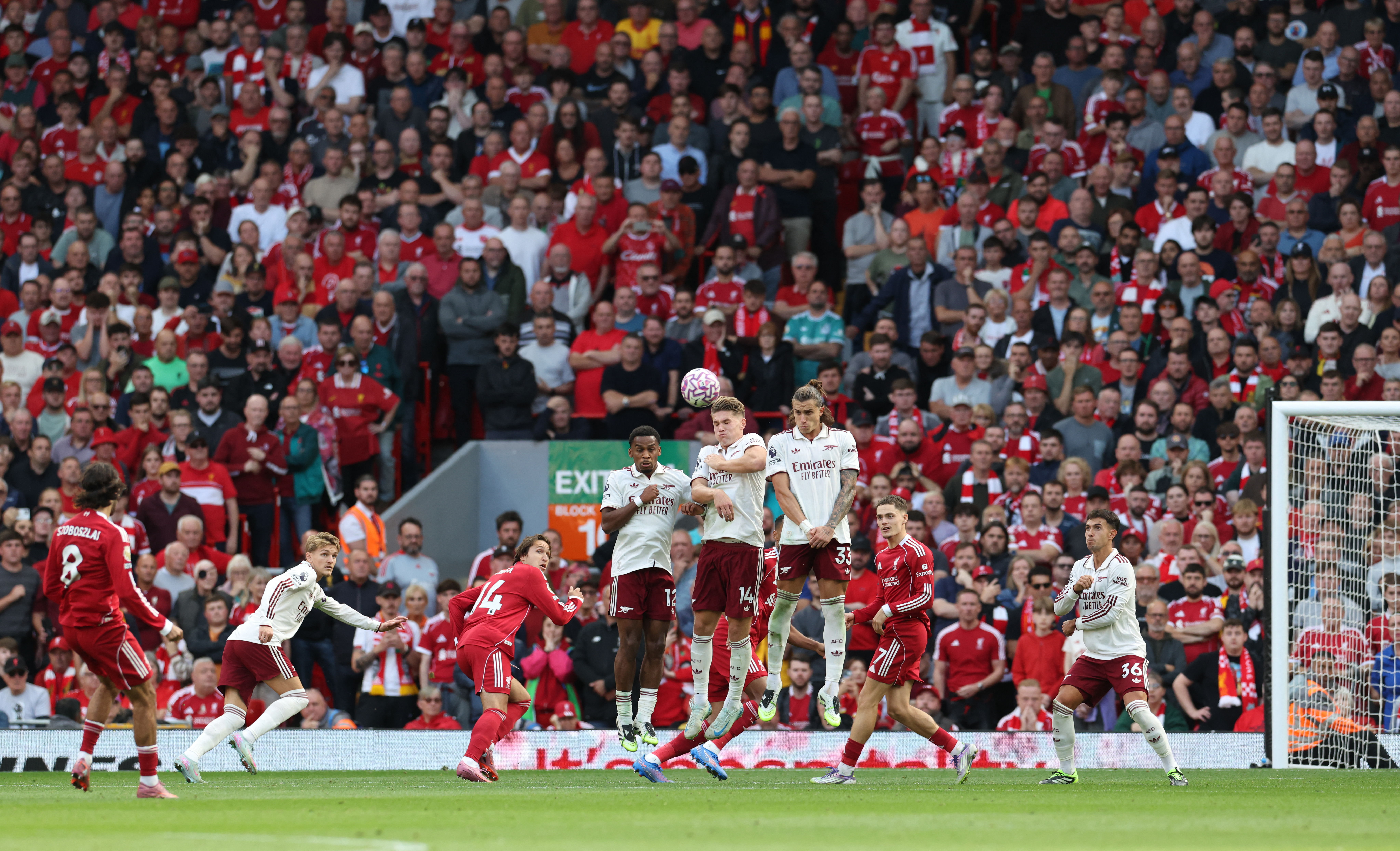 Liverpool vs Arsenal, August 2025