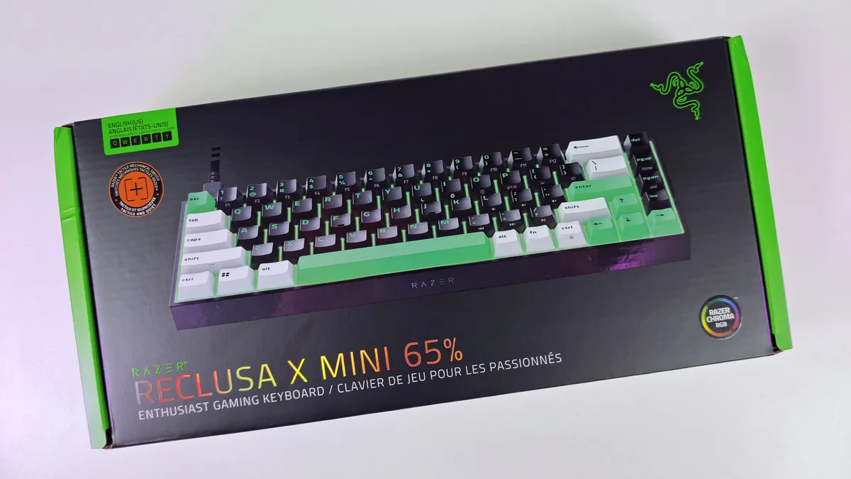 Тактильные переключатели Razer Gen-3 Orange на клавиатуре Reclusa