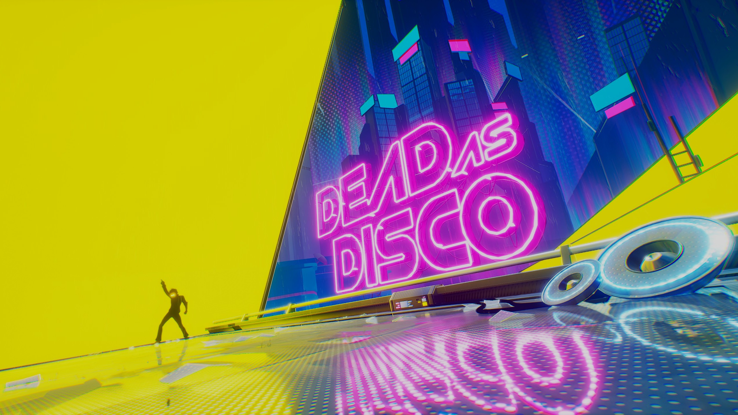 Title card in Dead as Disco