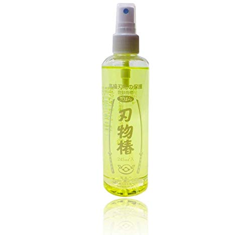 Kurobara 100% Pure Tsubaki Japanese Cutlery Knife Maintenance Camellia Oil (8.3 Oz) Dispenser