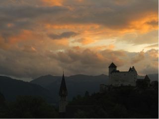 Liechtenstein church and castle