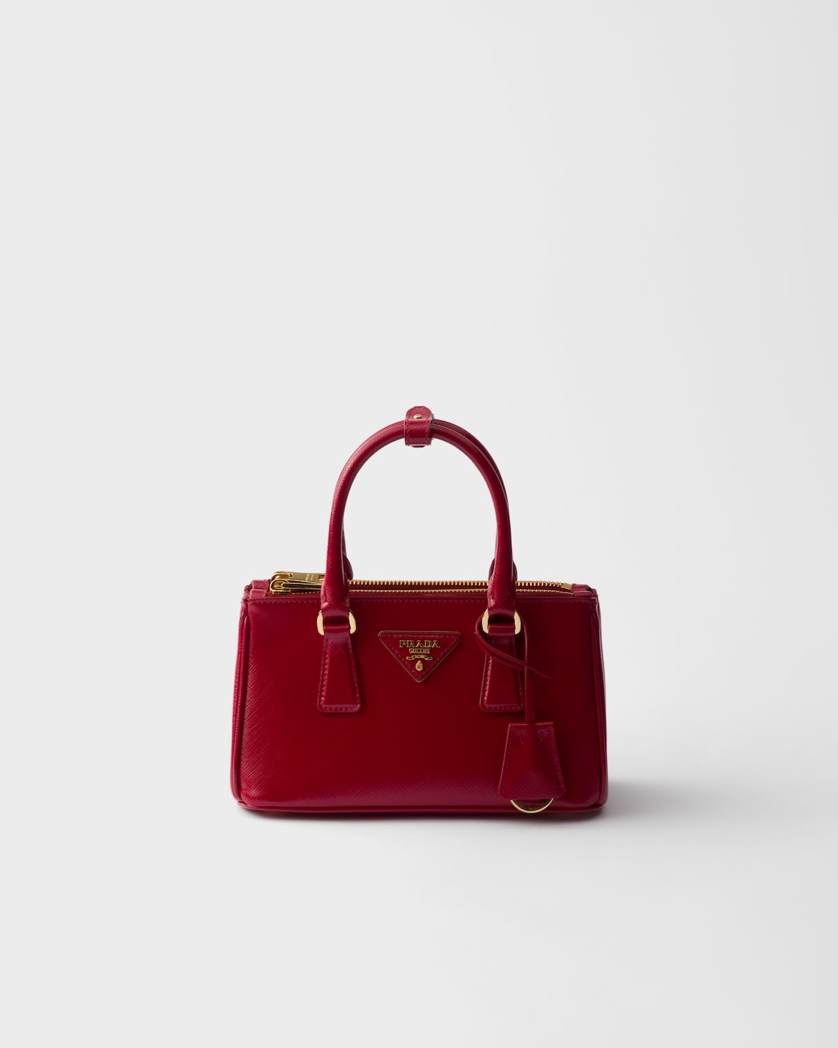prada, Galleria Patent Saffiano Leather Mini-Bag