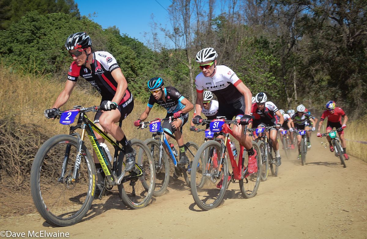 Raphael Gagne (Rocky Mountain) and Dan McConnell (Trek Factory Racing)