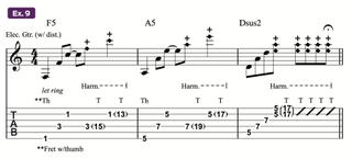 A lesson in fingerstyle – Ex. 9