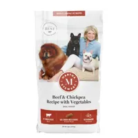Martha Stewart Pet Food Beef &amp; Chickpea Recipe with Garden Vegetables Dry Dog Food