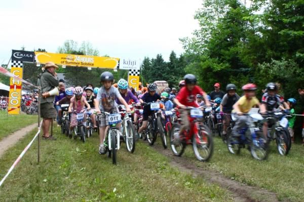 The kids' race