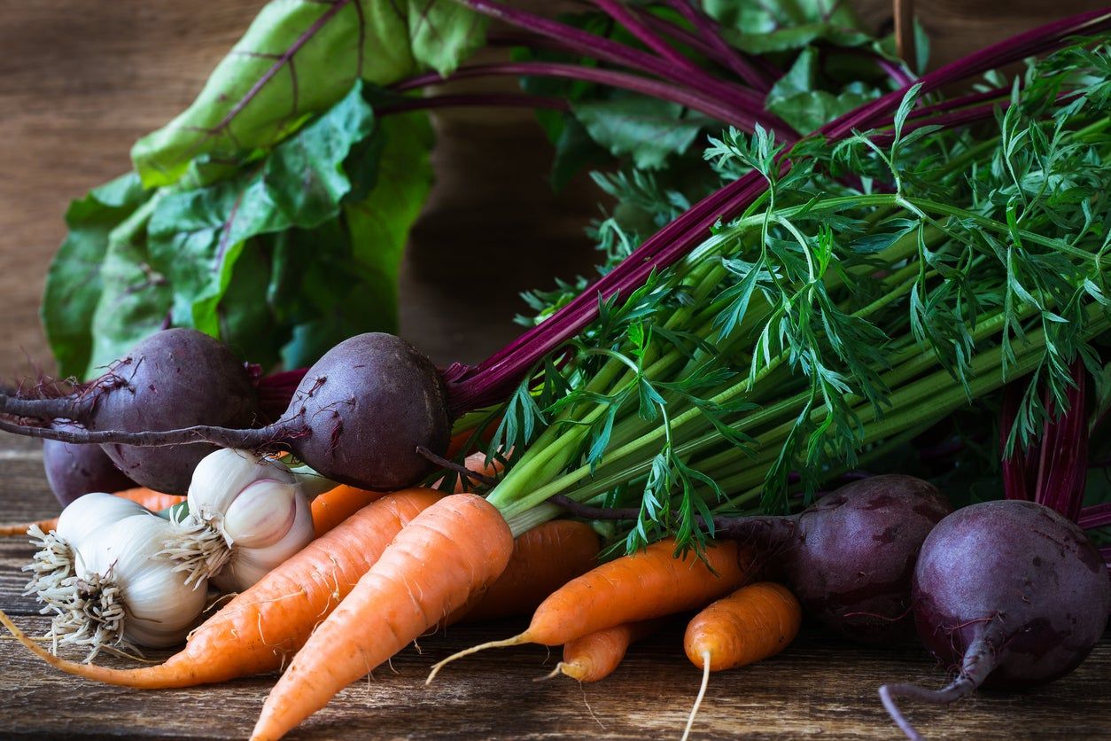 Fresh Vegetables On A Table