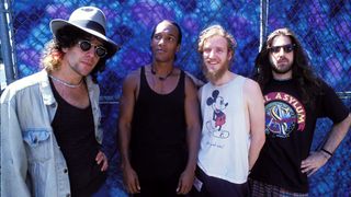 Eric Schenkman, Mark White, Chris Barron and Aaron Comess of Spin Doctors 