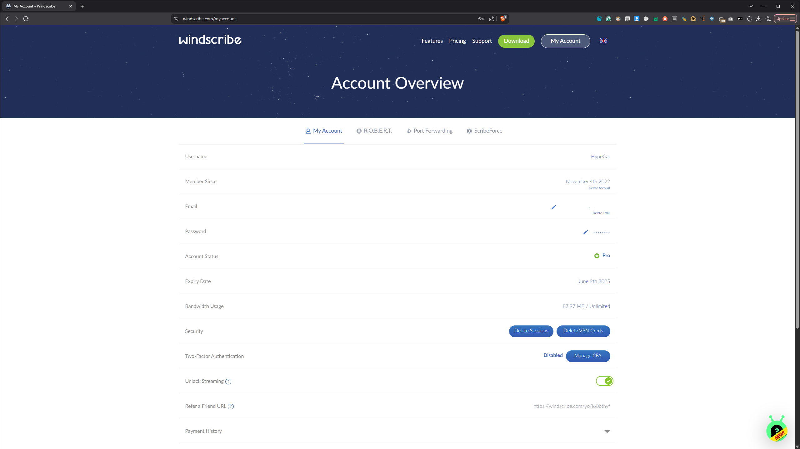 Windscribe VPN