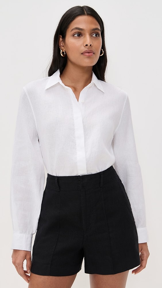 Theory Curve Sleeve Shirt