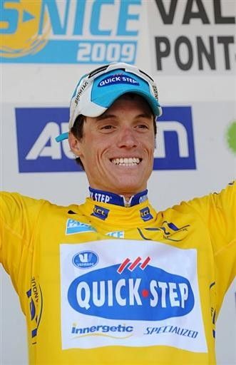A third yellow jersey for Sylvain Chavanel.