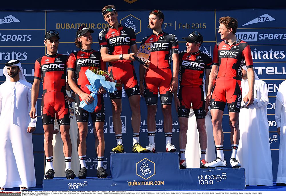 BMC Racing win team classification in Dubai Tour
